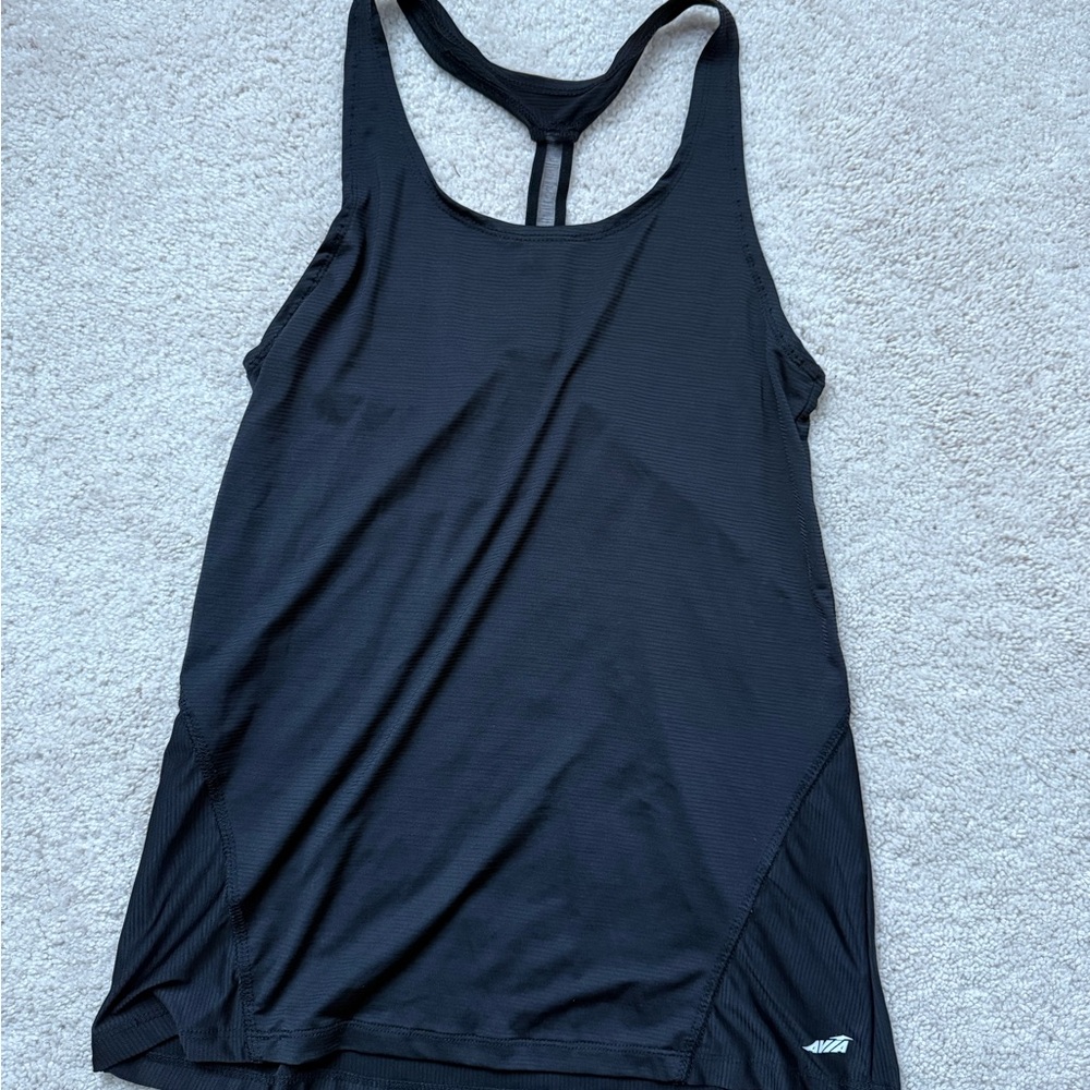 Avia Black Racerback Tank Top